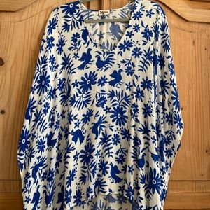 Seniorita Bluebird peta tunic